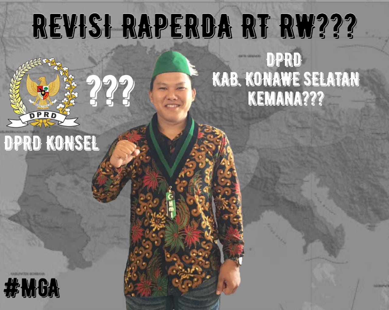 HMI (P) KONSEL : DPRD KONSEL JANGAN TIDUR!, SEGERA TERAPKAN REVISI RAPERDA RTRW