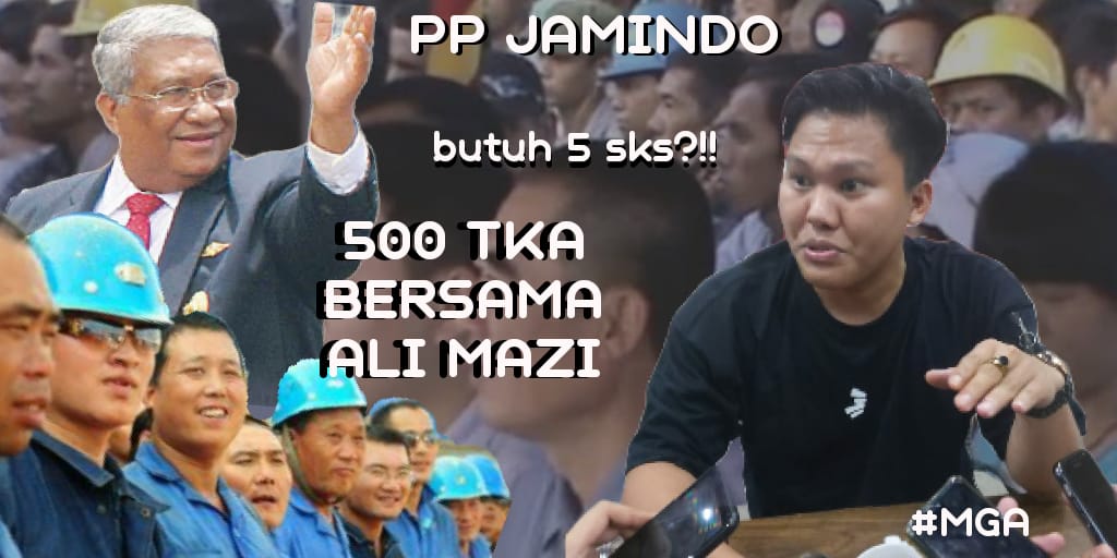 Ali Mazi Izinkan 500 TKA. PP JAMINDO : DPRD PROV. Pada Kemana???