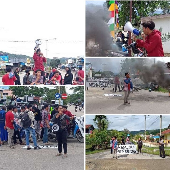 HIPMA abuki Konawe,mendesak pembanguna jalan  poros abuki.