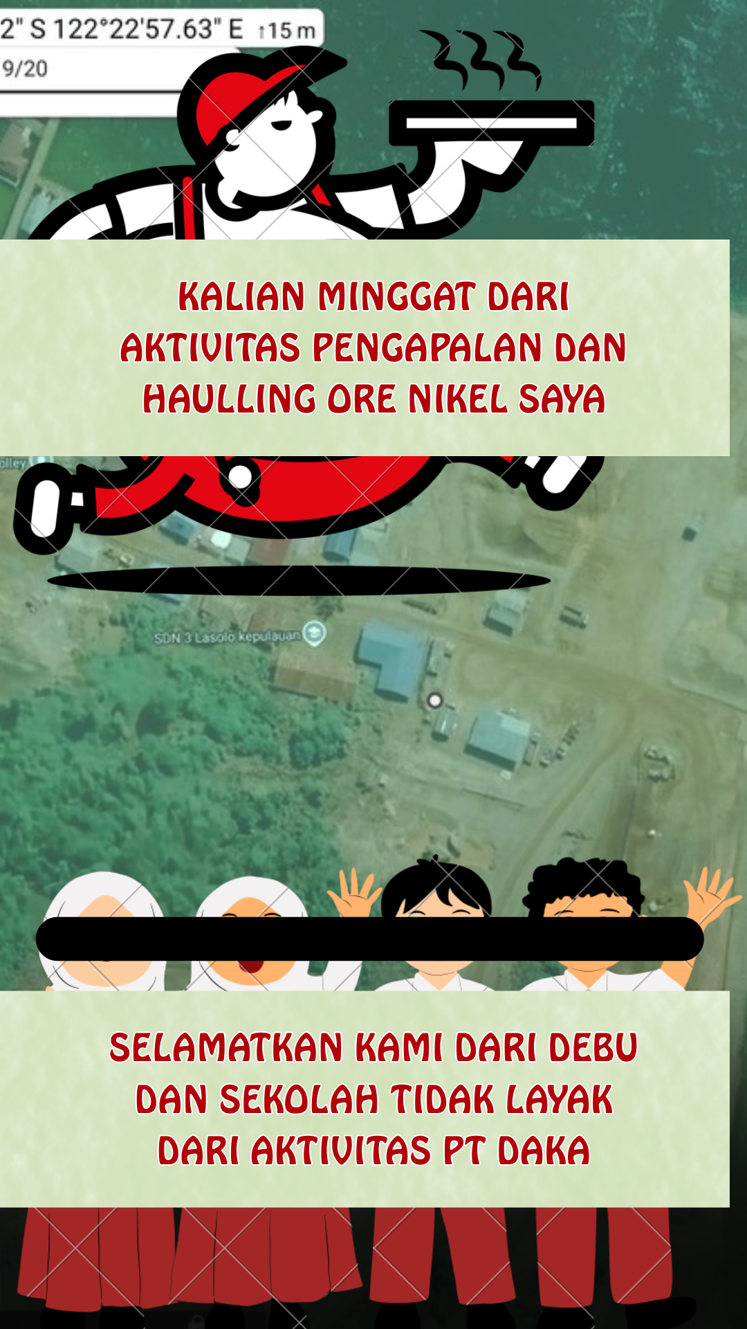 Tangis Sejak Lama Nasib Siswa SDN 3 Lasolo Kepulauan Bergelut Dengan Debu Tambang PT Daka Tangis Sejak Lama Nasib Siswa SDN 3 Lasolo Kepulauan Bergelut Dengan Debu Tambang PT Daka