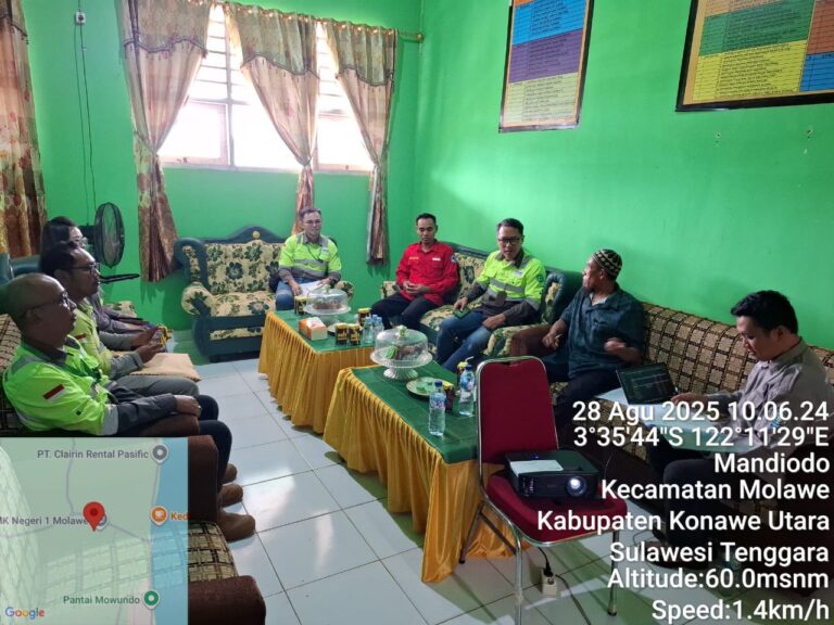 PT BKM Lakukan Kunker di SMKN 1 Molawe, Persiapan Teken MoU Pengembangan Dunia Pendidikan Siswa Sekolah